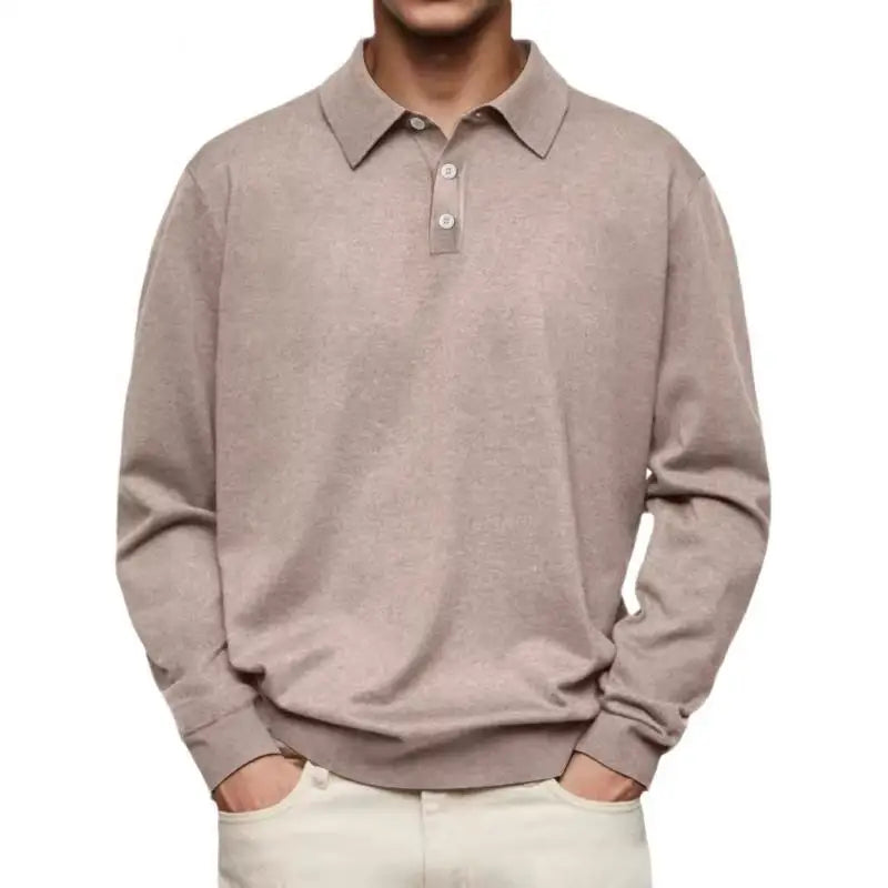 Koelman™ | Casual-Poloshirt mit langen Ärmeln