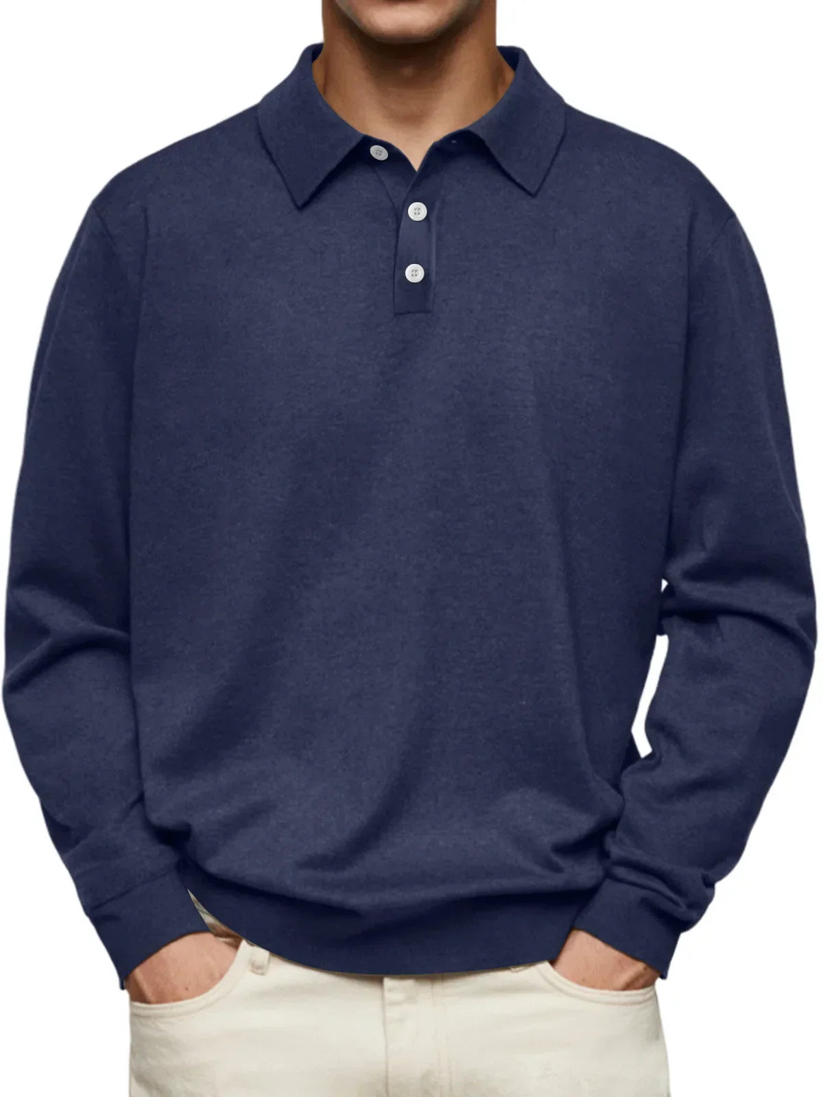 Koelman™ | Casual-Poloshirt mit langen Ärmeln