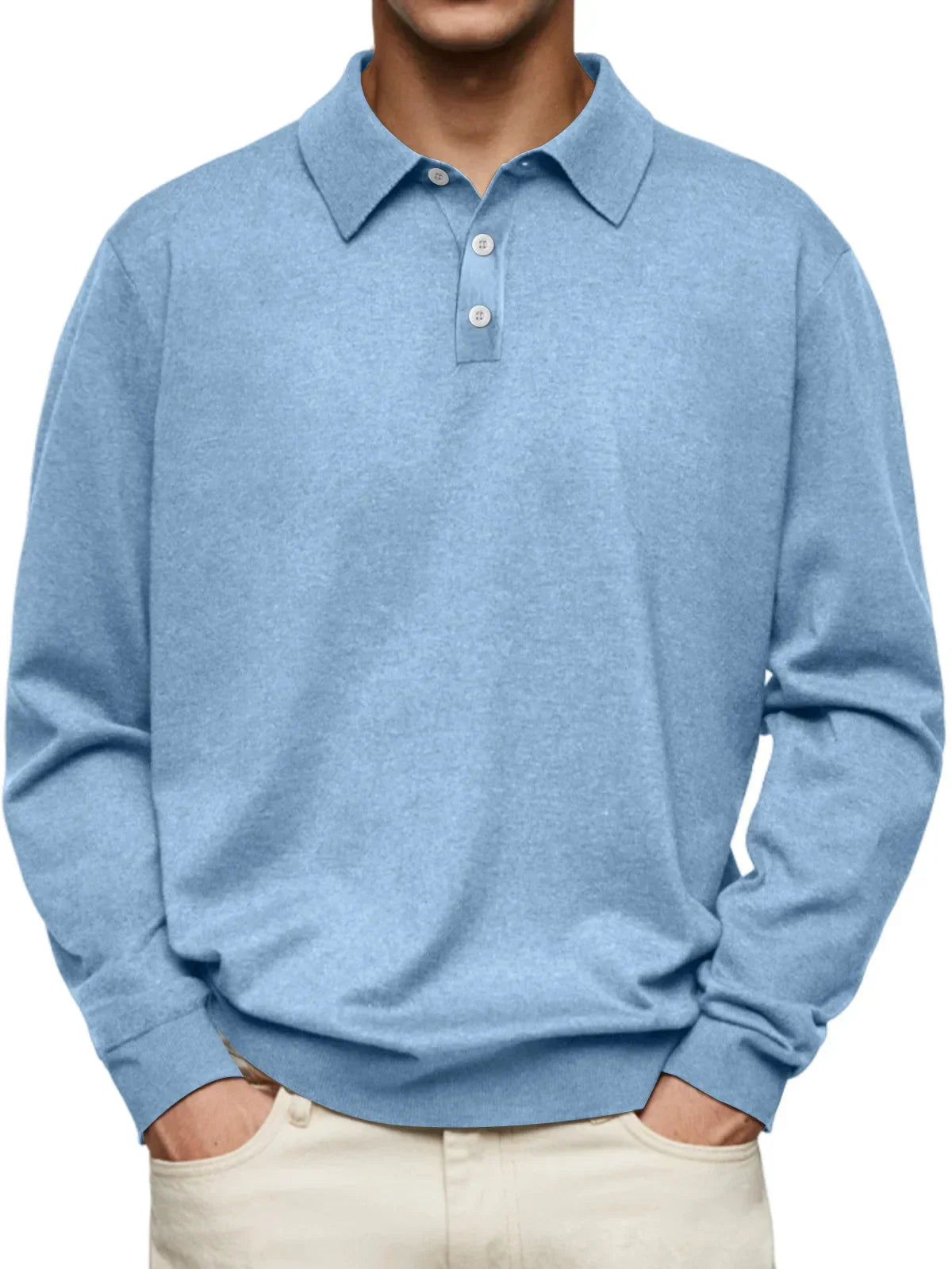 Koelman™ | Casual-Poloshirt mit langen Ärmeln