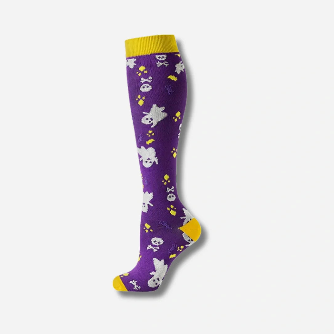 ErgiloSeason - Säsongsmönstrade stödstrumpor