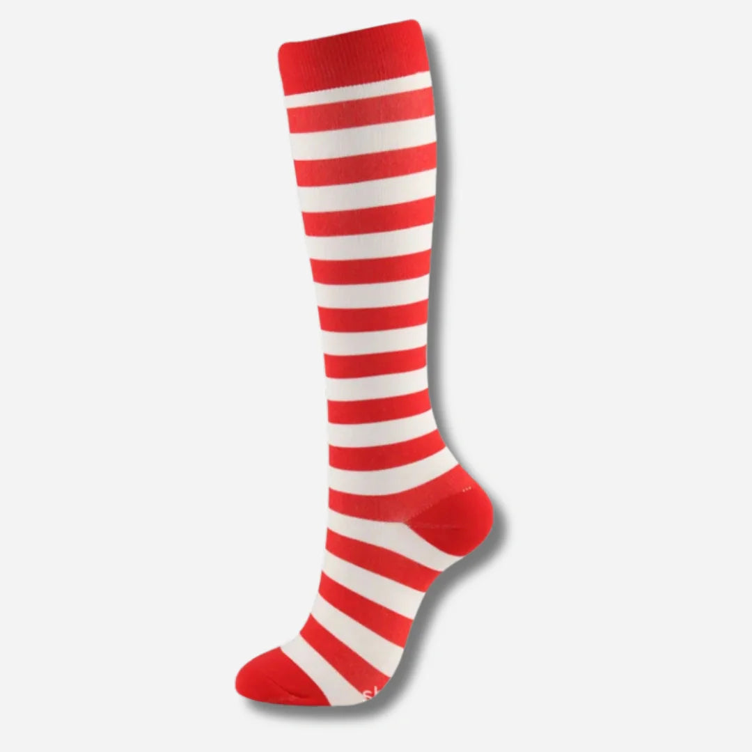 ErgiloJoyful – Julens gladaste stödstrumpor