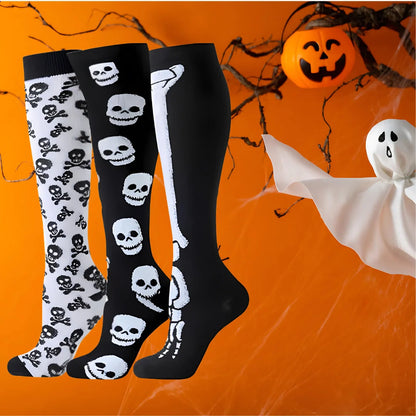 ErgiloSeason 3-pack - Säsongsmönstrade stödstrumpor