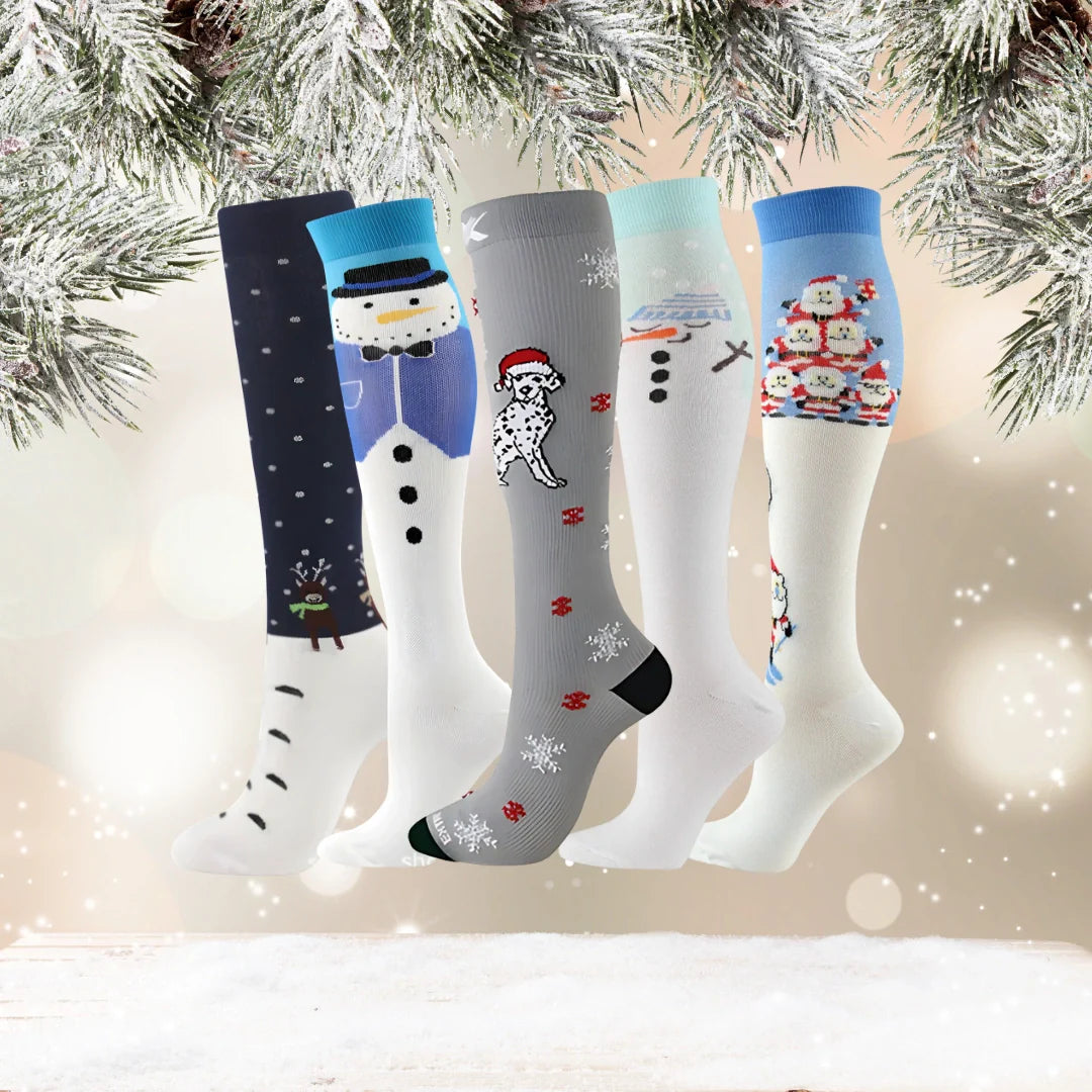 ErgiloJoyful – Julens gladaste stödstrumpor