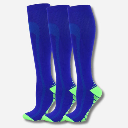 ErgiloPulse - knähöga kompressionsstrumpor i 3-pack