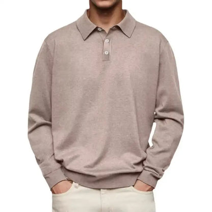 Koelman™ | Casual-Poloshirt mit langen Ärmeln