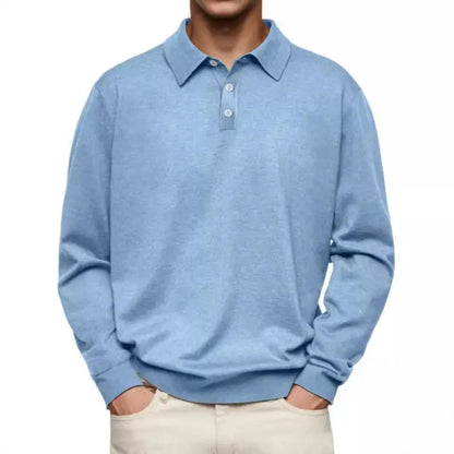 Koelman™ | Casual-Poloshirt mit langen Ärmeln