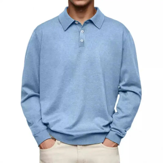 Koelman™ | Casual-Poloshirt mit langen Ärmeln